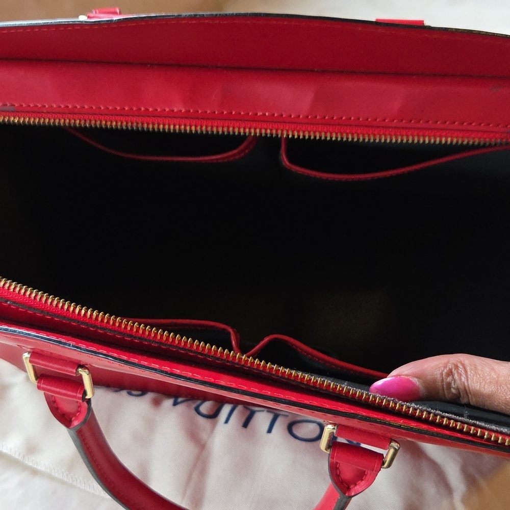 Louis Vuitton Epi Riviera Red Bag (Project Interior) - Picture 8 of 12